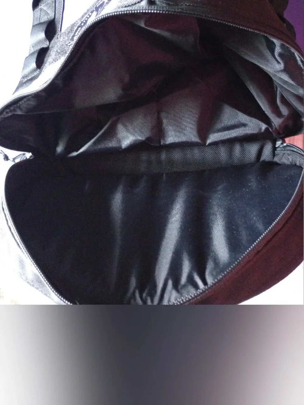 The North Face Purple and Black Explore Haulaback Hiking Backpack - Like New